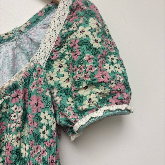 Urban Outfitters Alice Green Floral Mini Dress - Picture 6 of 13